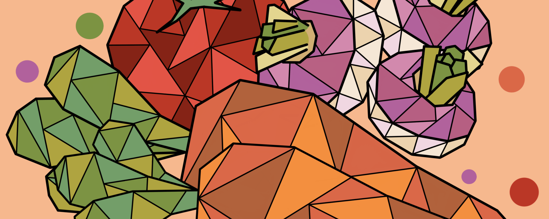 geometric vegetables